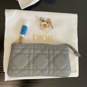 RARE Dior Cloud Blue Lambskin Pouch